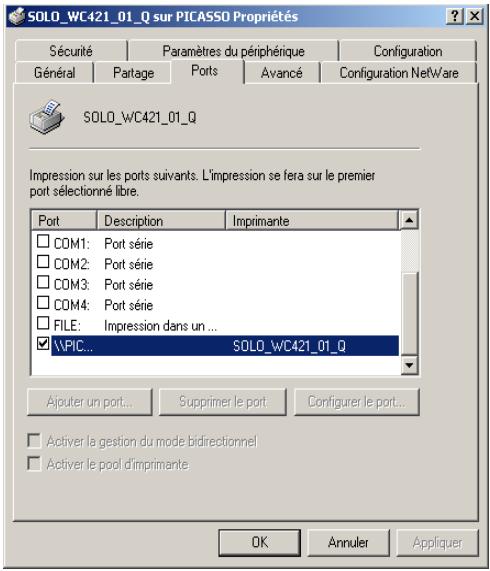 XEROX WORKCENTRE PRO 421DEI DIGITAL COPIER - Cliquez sur I'onglet Configuration. - 6