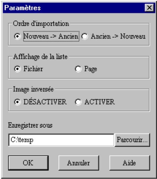 XEROX WORKCENTRE PRO 423 DIGITAL COPIER - Modification des paramètres d'importation - 1