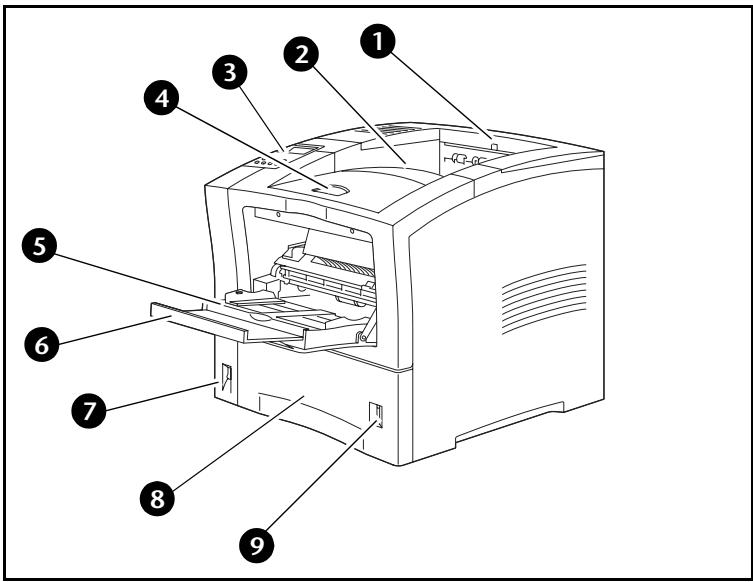 XEROX DOCUPRINT N2125B - Vue arrrière - 1