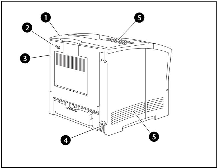 XEROX DOCUPRINT N2125B - Vue arrrière - 2