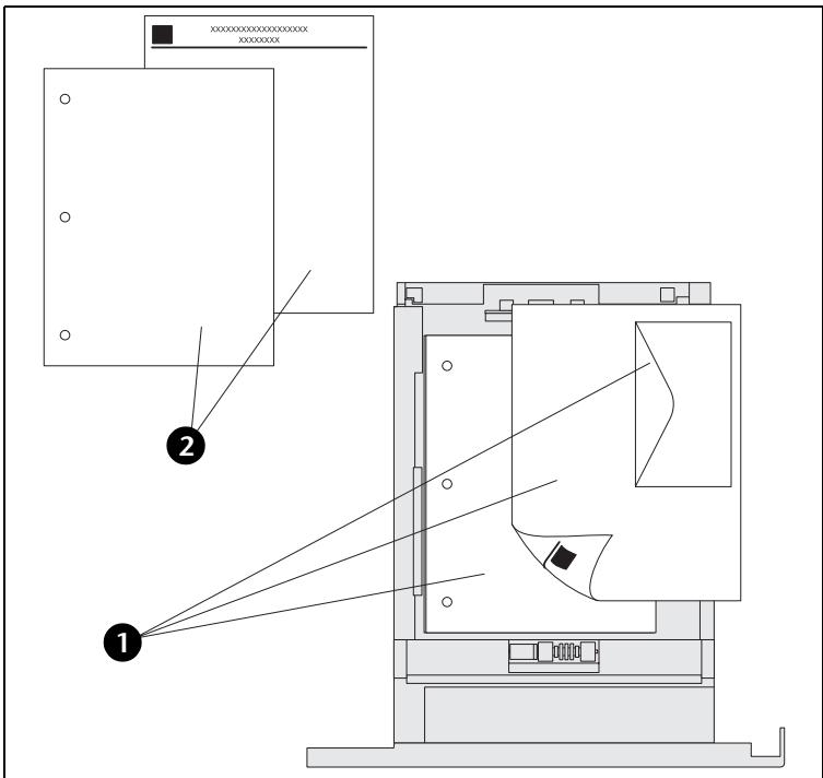 XEROX DOCUPRINT N2125B - Magasin 1, 2 ou 3 - 10
