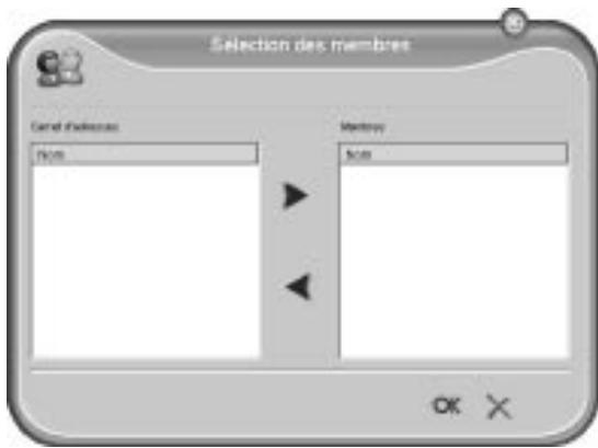 XEROX FAXCENTRE F110 - Ajouter un groupe - 2