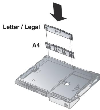 XEROX FAXCENTRE F110 - Loading Letter-sized or Legal-sized Paper - 1