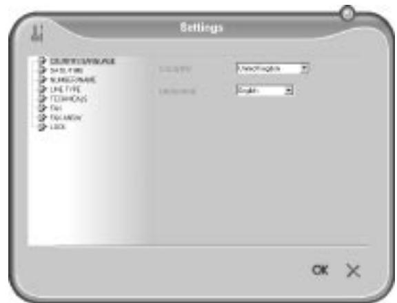 XEROX FAXCENTRE F110 - Settings - 1