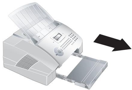 XEROX FAXCENTRE F110 - Mise en place du papier A4 - 1