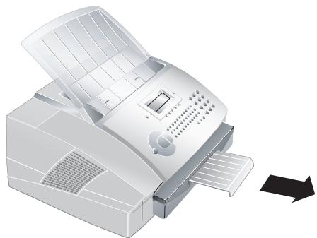 XEROX FAXCENTRE F110 - Extraer del soporte de salute de impresiones y faxes - 1
