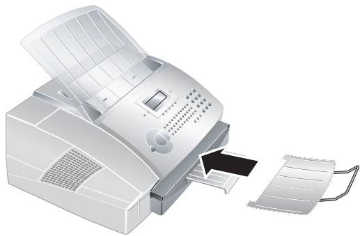 XEROX FAXCENTRE F110 - Attaching the Document output tray - 1