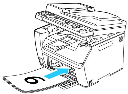 XEROX WORKCENTRE 6015 - Chargement du papier pour l'impression recto verso manuelle - 1