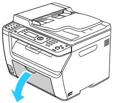 XEROX WORKCENTRE 6015 - Chargement du papier dans le bac principal - 1