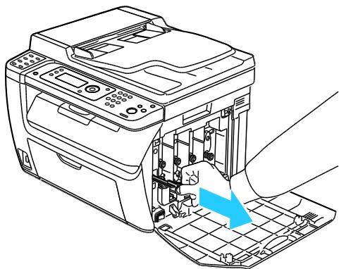 XEROX WORKCENTRE 6015 - Nettoyage de l'intérieur de l'imprimante - 4