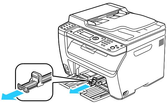 XEROX WORKCENTRE 6015 - Chargement du papier dans le bac principal - 2