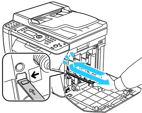 XEROX WORKCENTRE 6015 - Nettoyage de l'intérieur de l'imprimante - 5