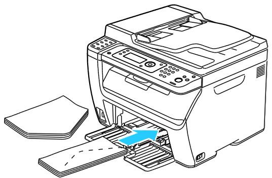 XEROX WORKCENTRE 6015 - Chargement d'enveloppés dans les bacs - 1