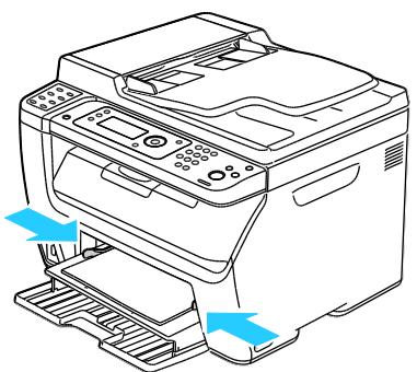 XEROX WORKCENTRE 6015 - Chargement du papier dans le départ manuel - 6