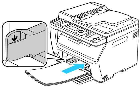 XEROX WORKCENTRE 6015 - Chargement du papier dans le bac principal - 6