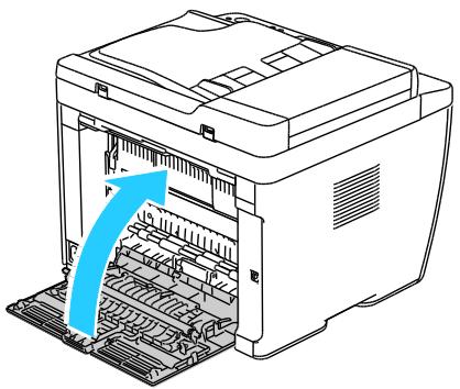 XEROX WORKCENTRE 6015 - Élimination des bourrages papier dans le bac récepteur - 8