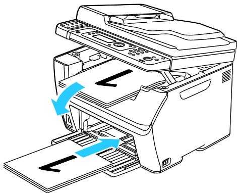 XEROX WORKCENTRE 6015 - Chargement du papier pour l'impression recto verso manuelle - 2