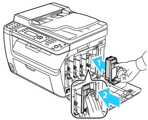 XEROX WORKCENTRE 6015 - Nettoyage des lentilles des LED - 8