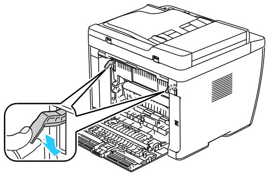XEROX WORKCENTRE 6015 - Élimination des bourages papier à l'arrête de l'imprimante - 4