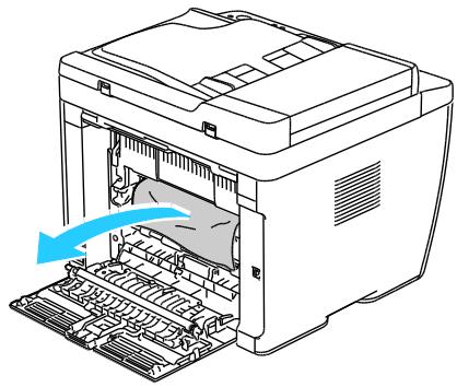 XEROX WORKCENTRE 6015 - Élimination des bourrages papier dans le bac récepteur - 3