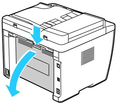 XEROX WORKCENTRE 6015 - Élimination des bourrages papier dans le bac récepteur - 1