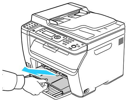 XEROX WORKCENTRE 6015 - Élimination des bourrages papier à l'avant de l'imprimante - 1