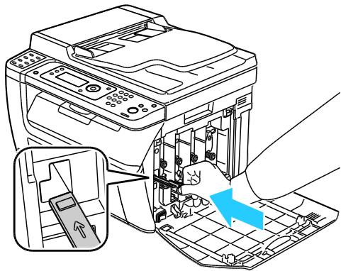 XEROX WORKCENTRE 6015 - Nettoyage de l'intérieur de l'imprimante - 6