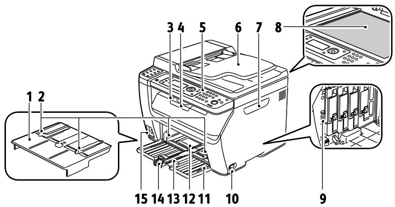 XEROX WORKCENTRE 6015 - Vue avant - 1
