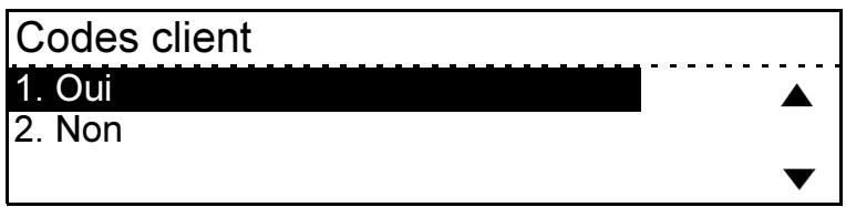 XEROX WORKCENTRE PRO 421E - Modification et suppression de codes client - 2