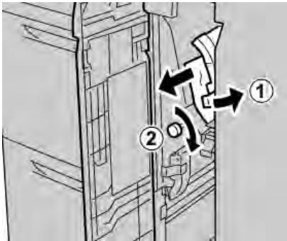 XEROX 4112 - Incidents papier dans le MGCGF au niveau du levier 1A et du bouton 1C - 2