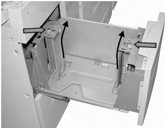 XEROX 4112 - Mise en place des supports dans les magasins 6 et 7 du module d'alimentation grande capacité (en option) - 4
