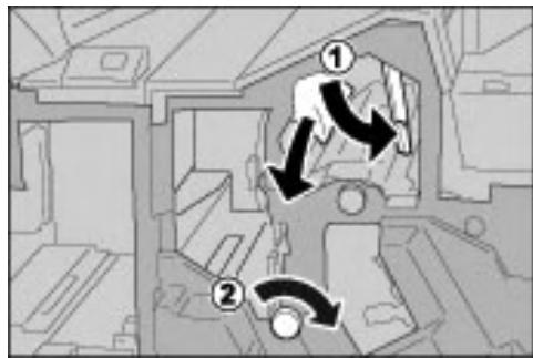 XEROX 4112 - Incidents papier au niveau du transport 3E et de la molette 3C - 2