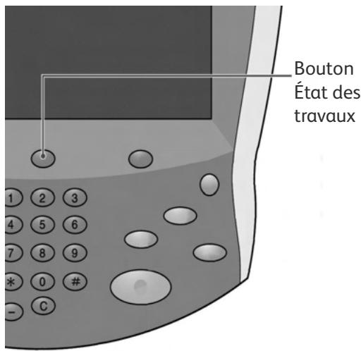 XEROX 4112 - Présentation de la fonction état des travaux - 1