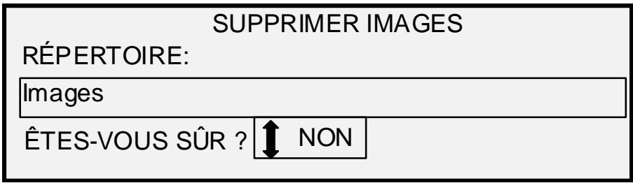 XEROX 6030 - Écran Supprimer images - 1