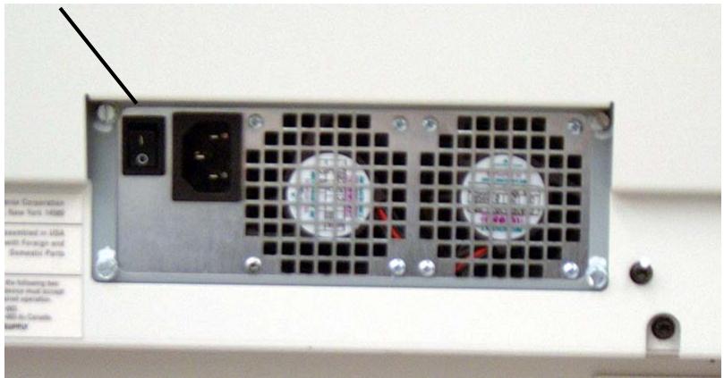XEROX 6030 - Mise sous tension du système de numérisation - 1