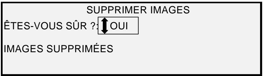 XEROX 6030 - Écran Supprimer toutes les images - 1
