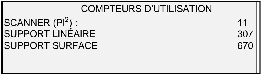 XEROX 6030 - Compteurs d'utilisation - 1