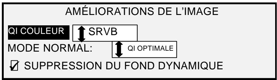XEROX 6030 - Améliorations de l'image - 1