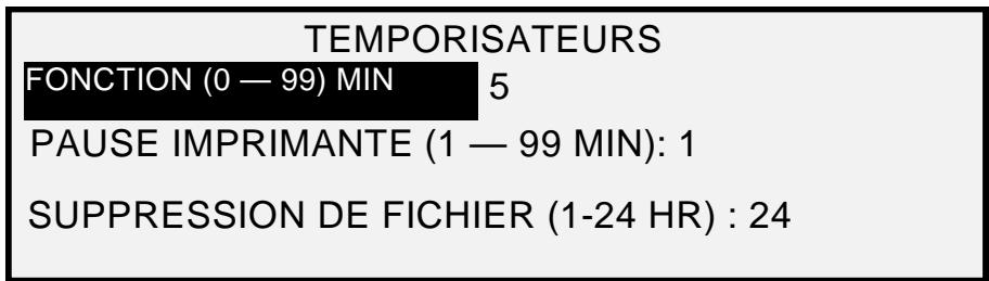 XEROX 6030 - Temporisateurs - 1