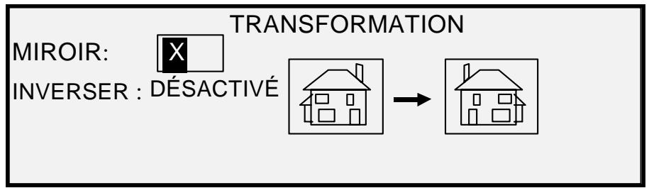 XEROX 6030 - Écran Transformation - 1