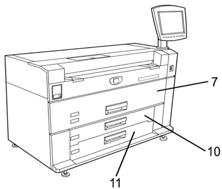 XEROX 6279 - Éléments de la machine - 2