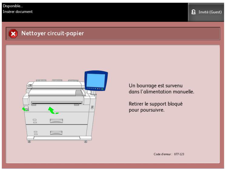 XEROX 6279 - Incidents papier dans l'unité supérieure - 1