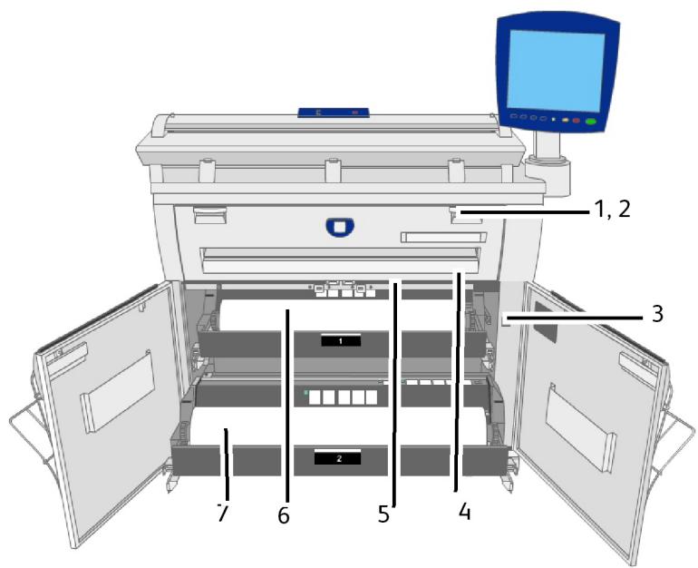 XEROX 6604 - AVERTISSEMENT - 1