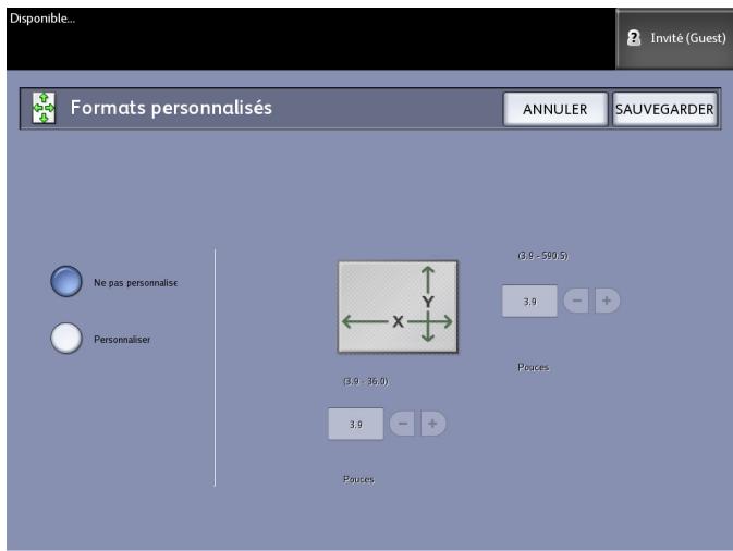 XEROX 6604 - Configurer les formats de réception personnalisés - 2