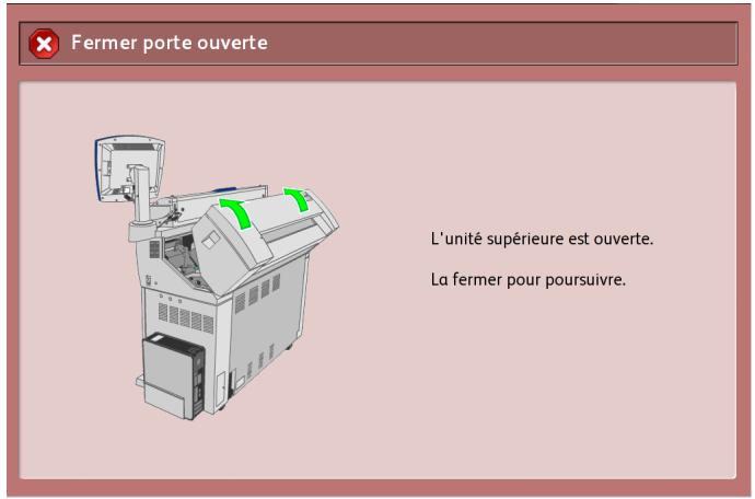 XEROX 6604 - Messages d'erreur - 1