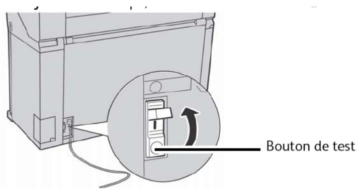XEROX 6604 - Vérification du disjoncteur : - 1