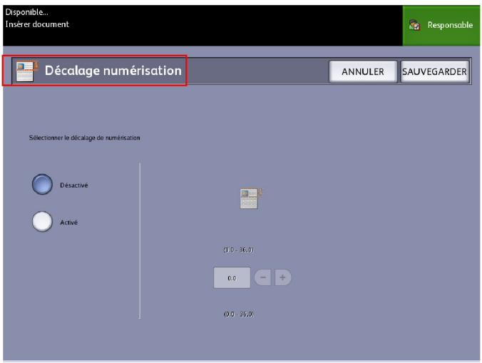 XEROX 6605 - Décalage de numérisation - 1