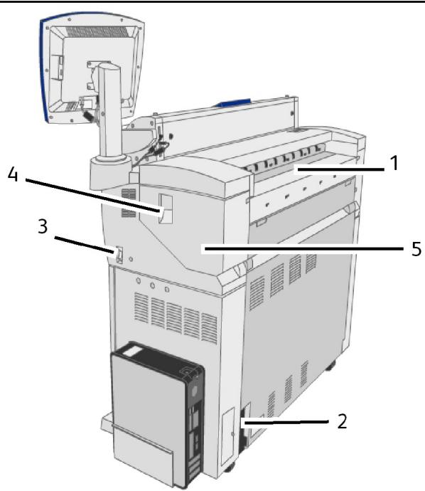 XEROX 6605 - Vue arrirée - 1