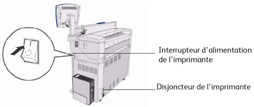 XEROX 6605 - Mise sous tension du système - 1