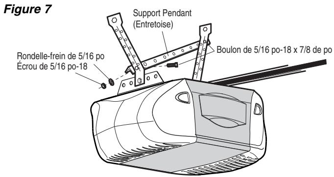 CHAMBERLAIN 8808CB - AJOUT D'UN SUPPORT PENDANT SUPPLEMENTaire : - 1